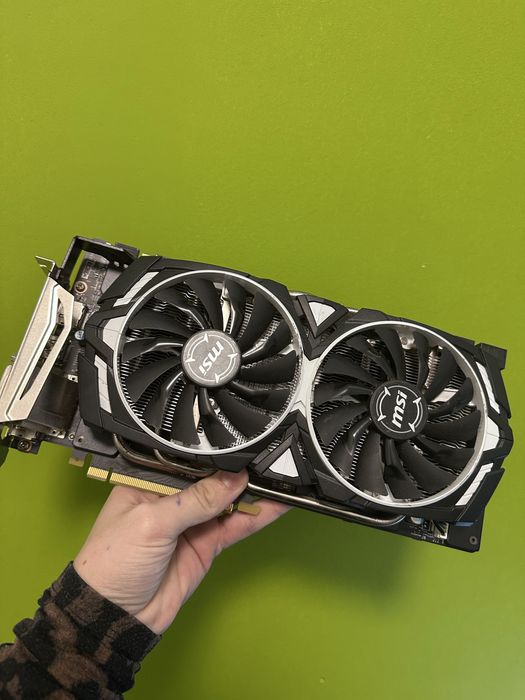 Placă video gaming MSI GeForce GTX 1080 ARMOR 8GB GDDR5X