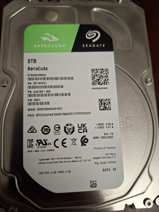 Жесткий диск 8. TB