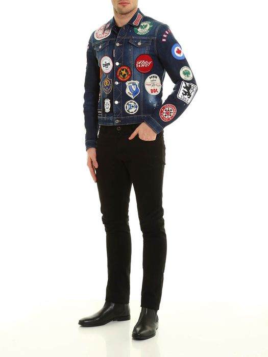 Dsquared2 patch denim jacket
