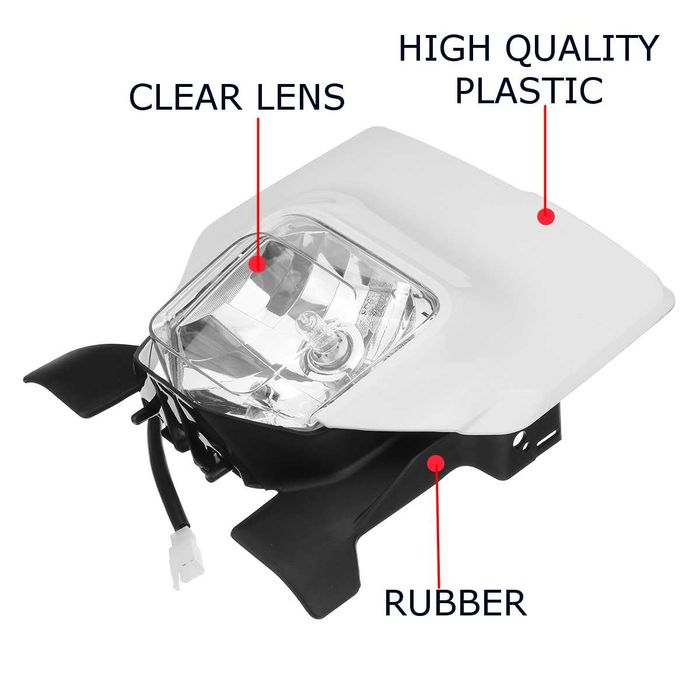 Маска с Фар за HUSQVARNA FC FE 19 - 22 Година халоген