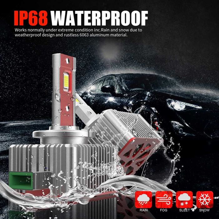 D1S, D3S, D5S, D8S LED Gotek - 35w / 18000 lumeni/ 6000k