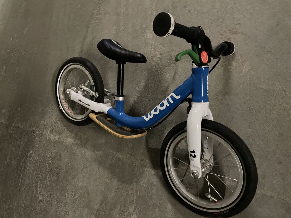 Bicicleta woom 1 cu placa pentru picioare