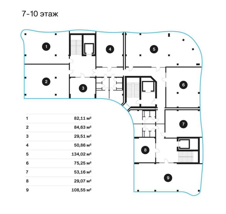 Офисные пространства бизнес-класса на Новомосковской, продажа (55)
