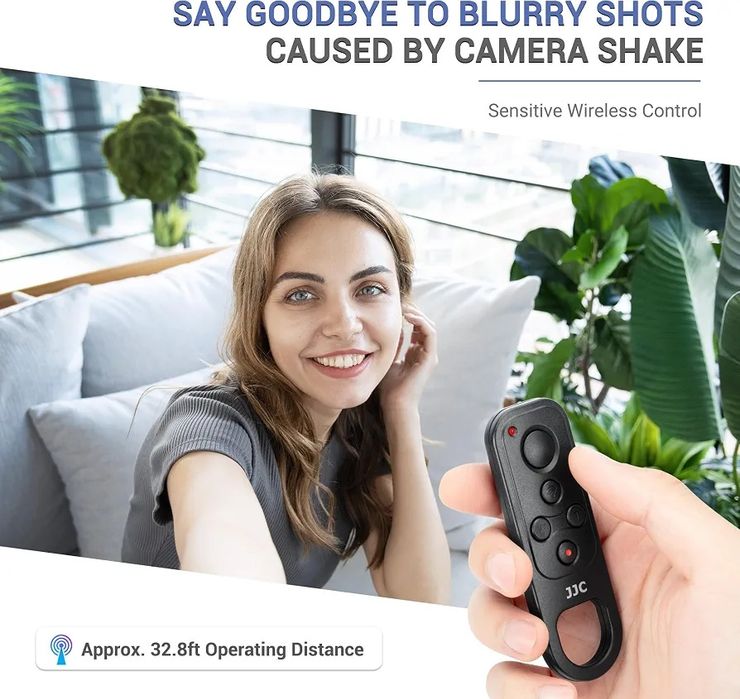 JJC Bluetooth Wireless Remote Control for Fujifilm, Replaces Fuji TG-BT1