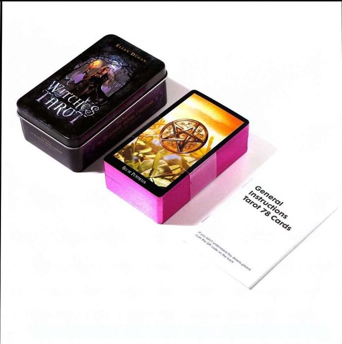 Колдовское Таро Ведьм Э.Дюган (Witches Tarot E. Dugan) в железном бокс