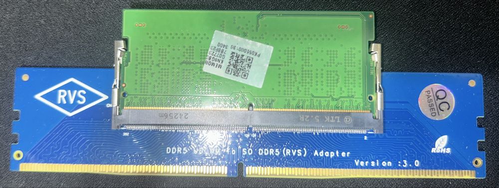 Озу Ddr5 8gb 4800