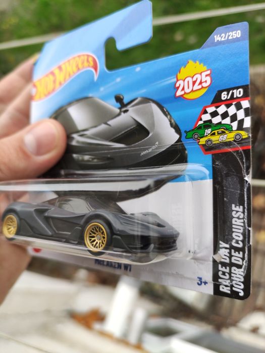 Hot Wheels McLaren W1 custom Real Riders Wheels