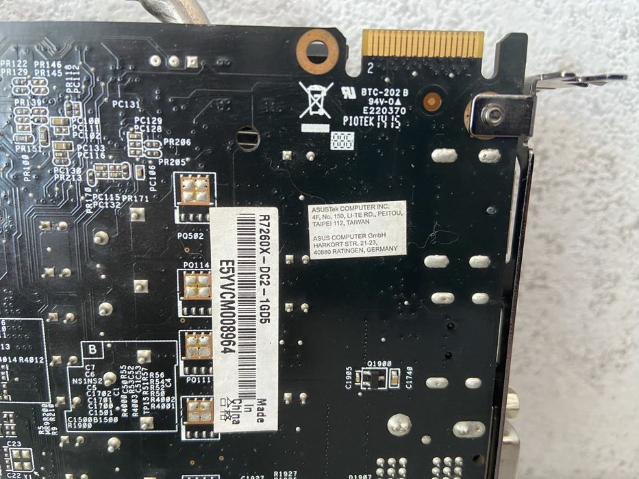 Видеокарта ASUS R7 260X 1GB DDR5