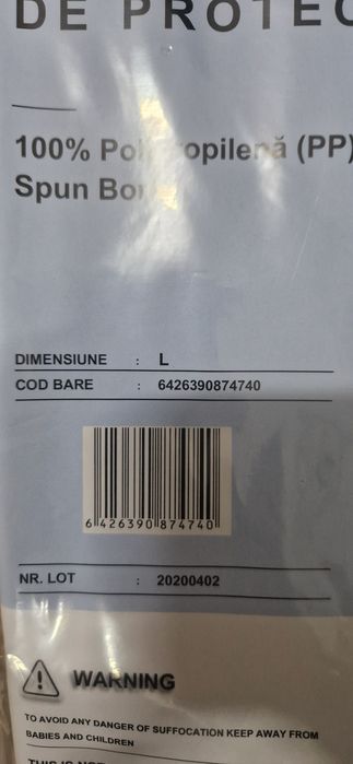 Combinezon lucru marimea L