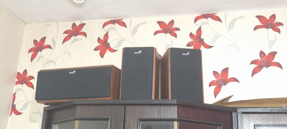 Genius субуфер, център и предни