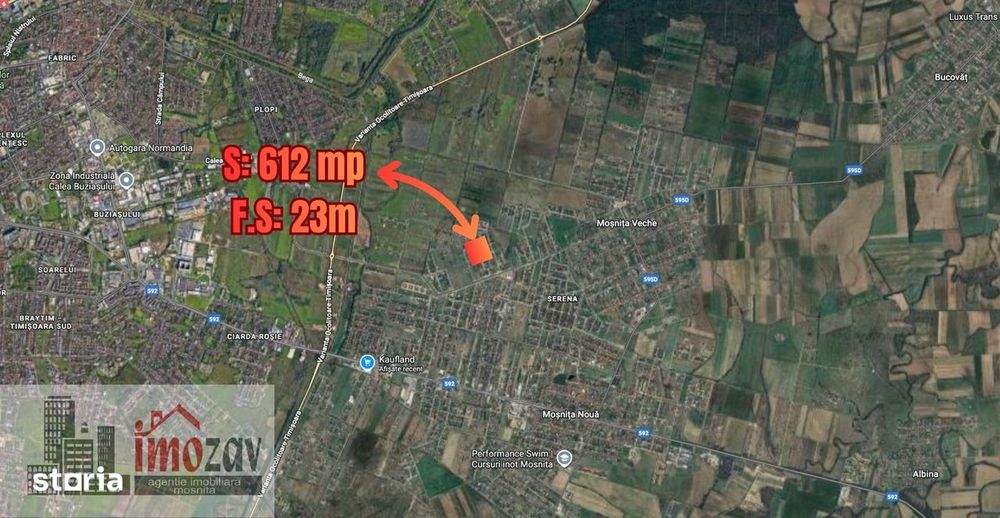 Teren de vânzare - Intersecția dintre Str. Fibiș / Str. Bogda