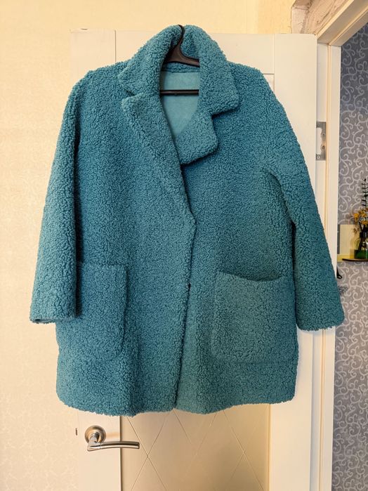 Пальто тедди исскусственный
