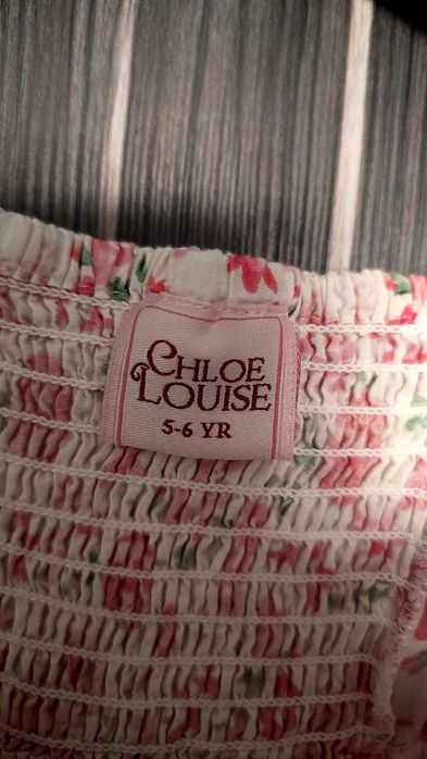 Лятна детска рокля 5-6 г