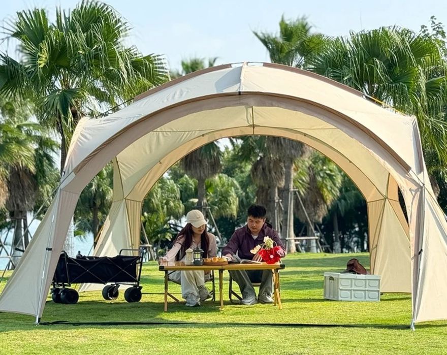 Уличный шатер-тент для отдыха и пикника 420×420×240 см