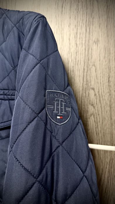 Geaca Tommy Hilfiger Diamond Quilted bomber navy geaca tommy marimea m