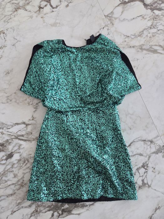 Рокля с пайети H&M, мини рокля