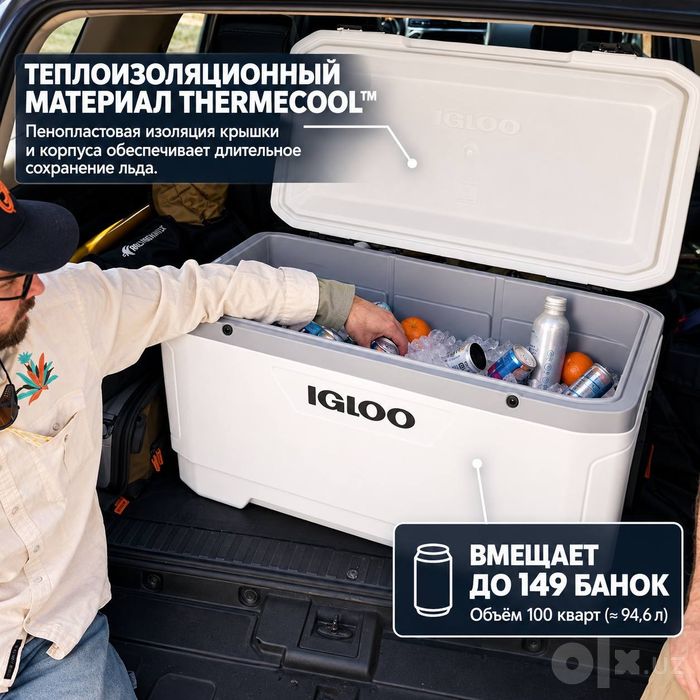Термоконтейнер термосумка кулер IGLOO
