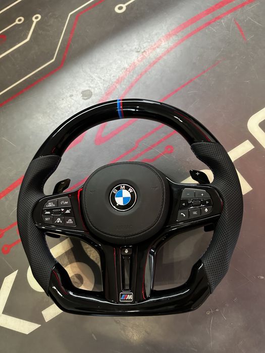 Volan BMW - Piano Black - Custom - Seria G - TJA - Incalzire - Vibro