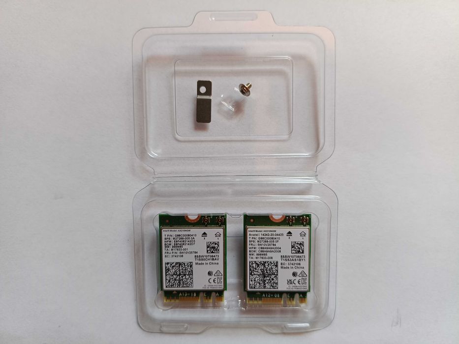 Placă wireless Wi-Fi 6E Intel AX210 NGW M.2/NGFF, BT 5.3, 5,4 Gbps_NOU