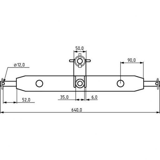 Cupla tractare in 3 puncte pentru tractorase japoneze Iseki Kubota etc