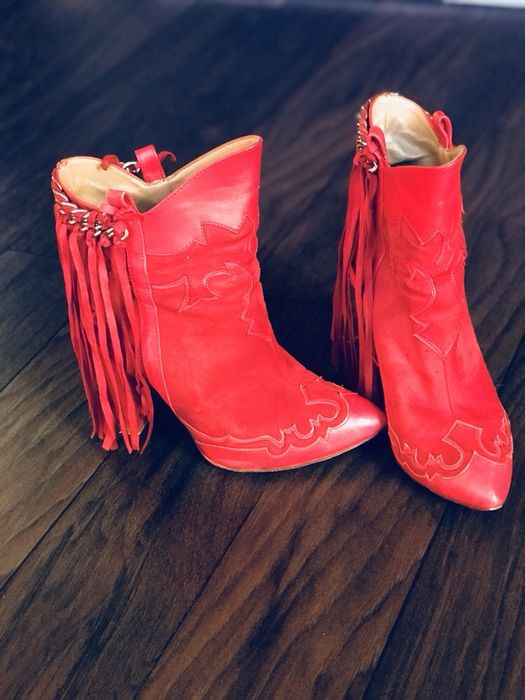 Botine Zara cu franjuri