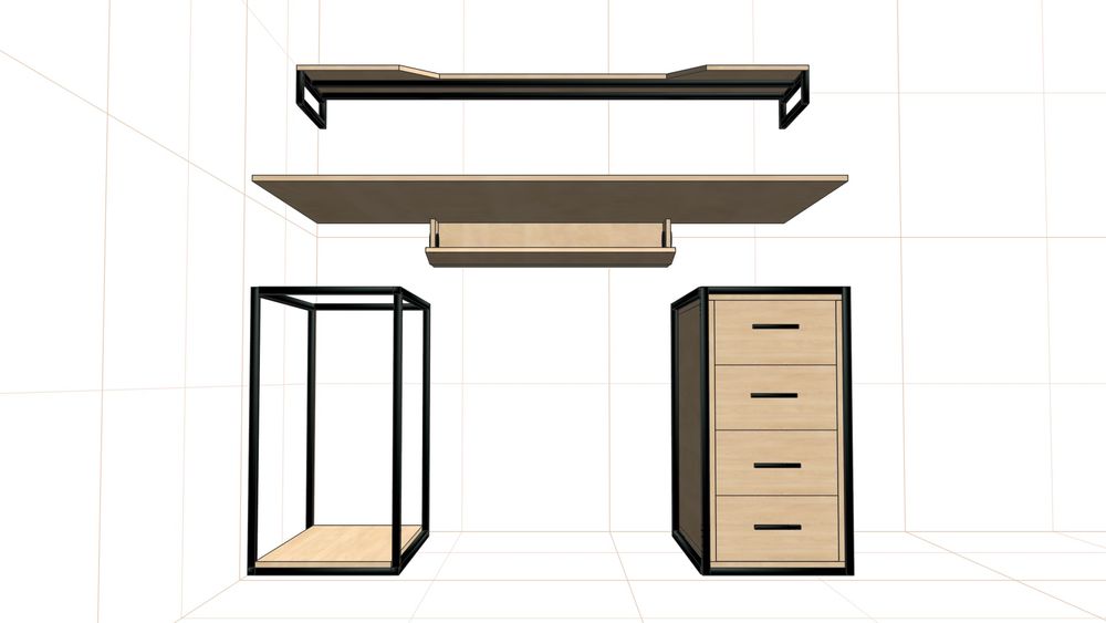Офисный копютерный стол лофт игровой индивидуальный дизайн на заказ
