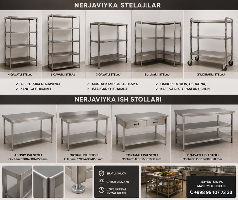 Stelaj nerjaviyka