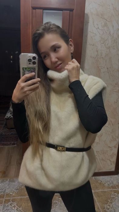 Манишка из экомеха