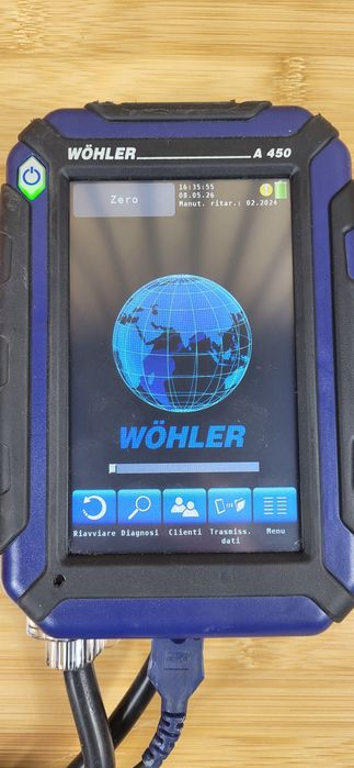 Analizor gaze wohler 450 la fel cu testo si  manometru gaz