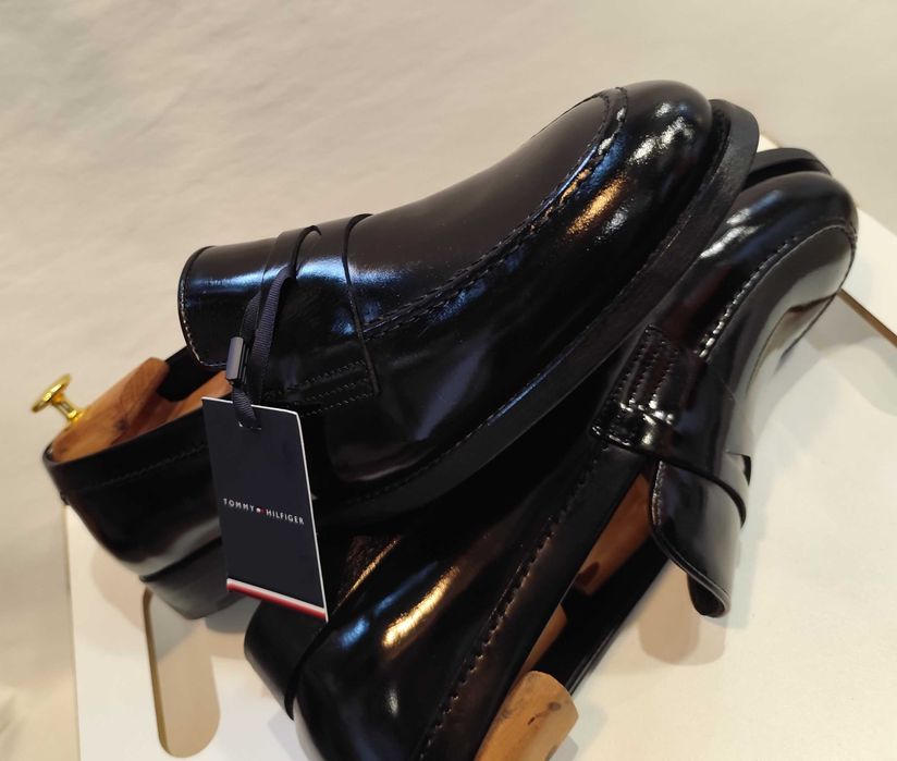 Pantofi loafer 44 44.5 penny Tommy Hilfiger NOI piele naturala