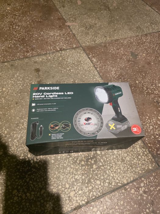 Vand Pistol Impact/Fierestrau crengi/Lanterna Parkside, Garantie, Nou