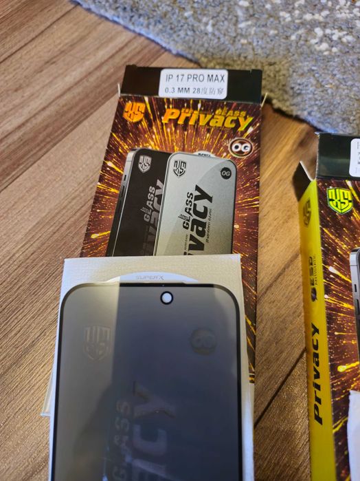 Folie sticla Privacy Iphone 17/17 Pro/17 Pro Max/17 Air