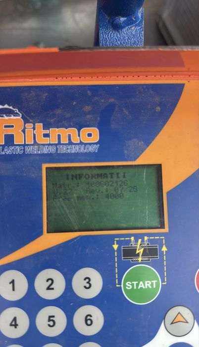 Revizii anuale aparate de sudura cap la cap si electrofuziune Ritmo