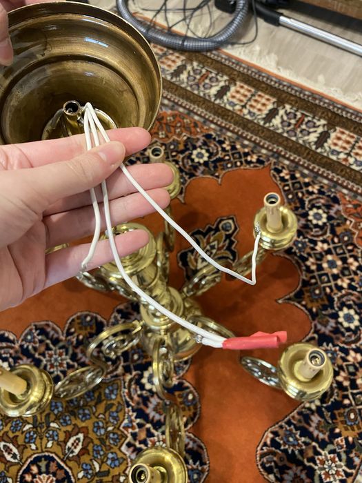 Candelabru lucrat manual