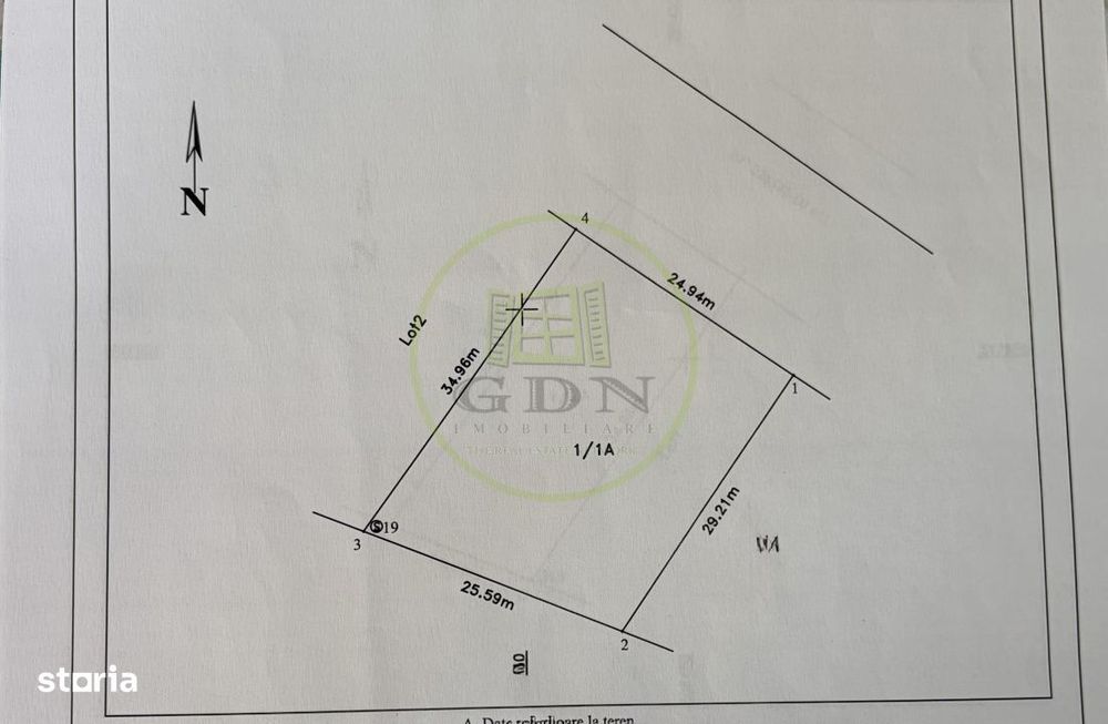 Teren intravilan, 800mp, Cernele, zona Strand Coloseum