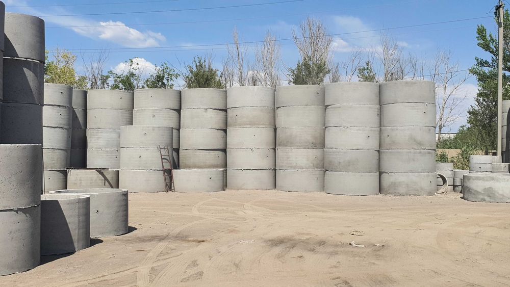 ЖБИ канализационные кольца крышки и днища для септика Астана