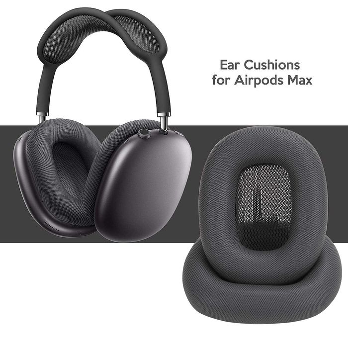 Set 2 bureti JZF pentru casti AirPods Max 1, Over-Ear - Spuma cu memorie, Plasa