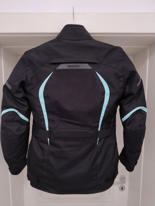 Geaca Moto  dama textil DAKOTA 2.0 BLACK BABY BLUE