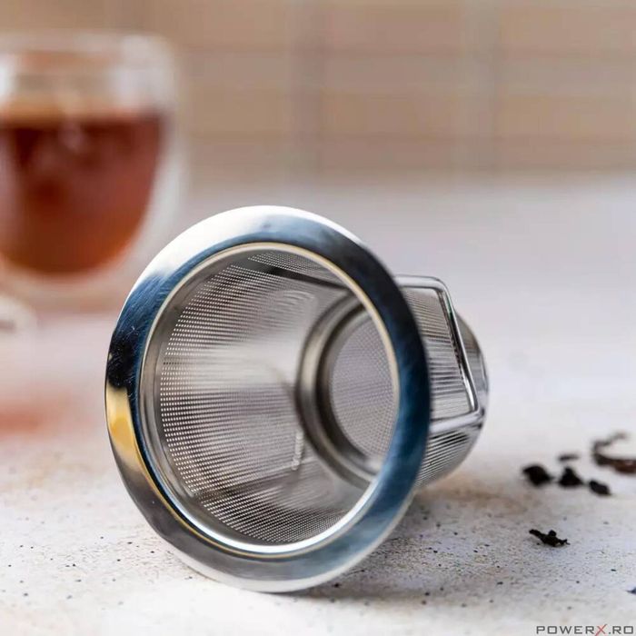 Infuzor ceai, filtru, din inox 7,4 cm, Kinghoff