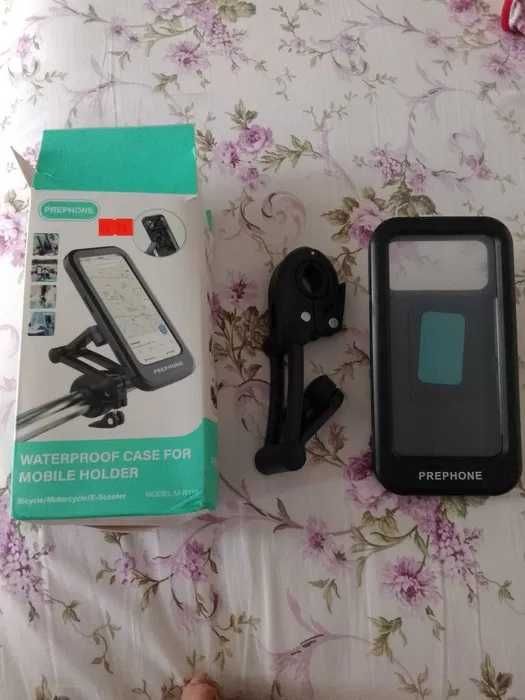 Baterie extern pt tel. incarcatoare,suport/protectie ploaie biclicleta