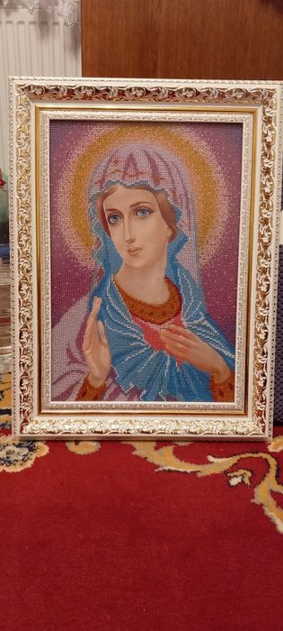 Icoană  făcut cu margele