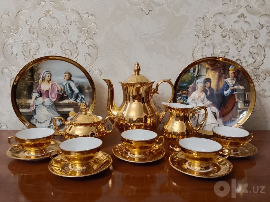 Сервизы винтажные разные. См. описание.
