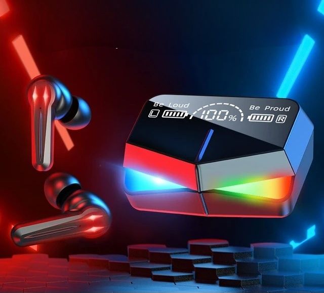Căști bluetooth ultra performante. Powerbank inclus. Capac oglindă.