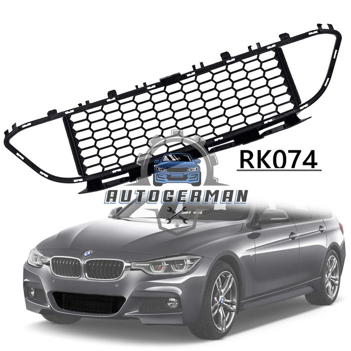 Централна решетка за BMW F30 F31 M пакет предна броня 3 серия