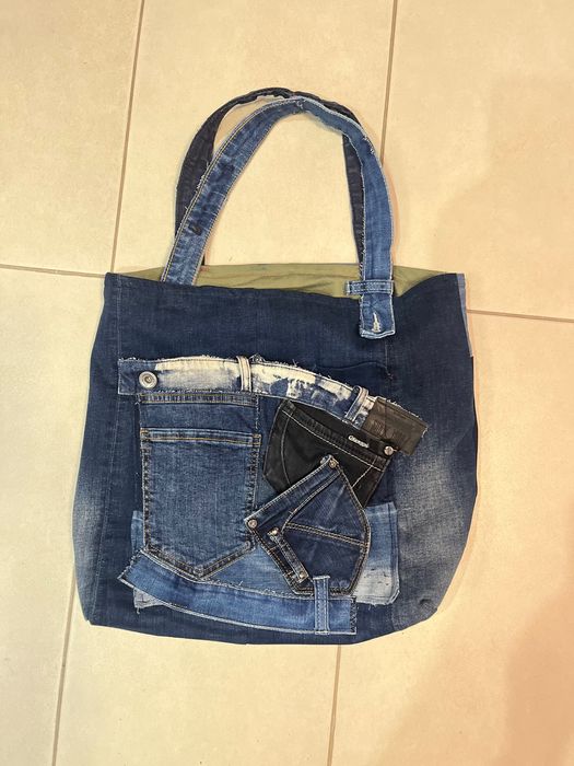 Дънкови чанти - технология Пачуърк