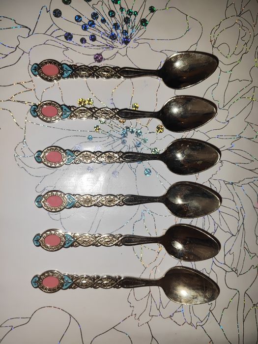 Ложки чайные 6 штук б/у