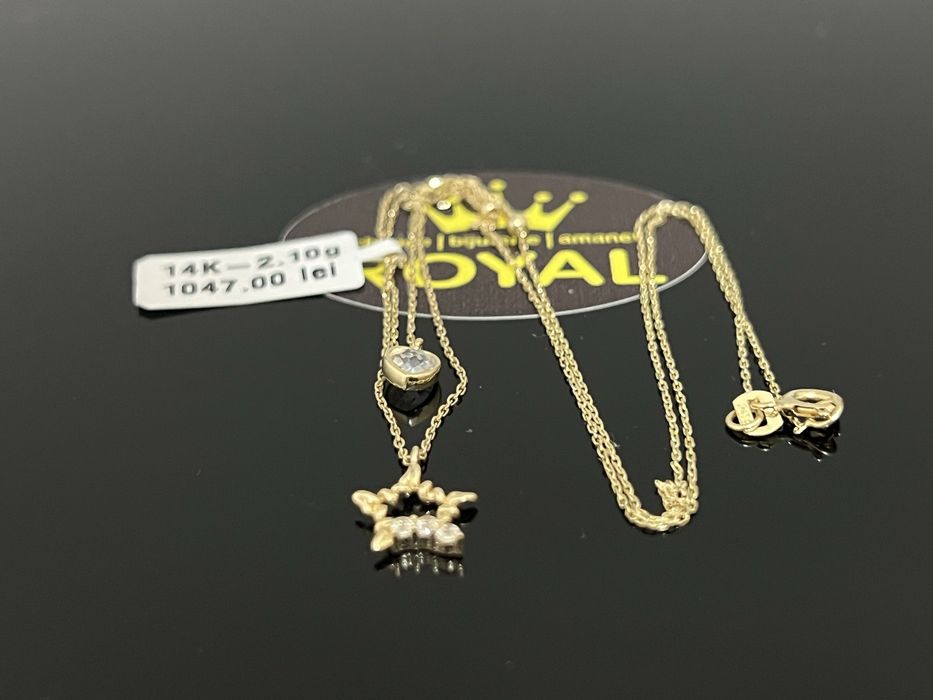 Bijuteria Royal CB: Lantisor dama aur nou 14k 2,10gr