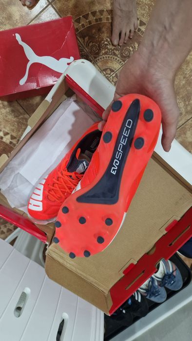 Бутсы Puma evoSPEED 1.4 Leather FG