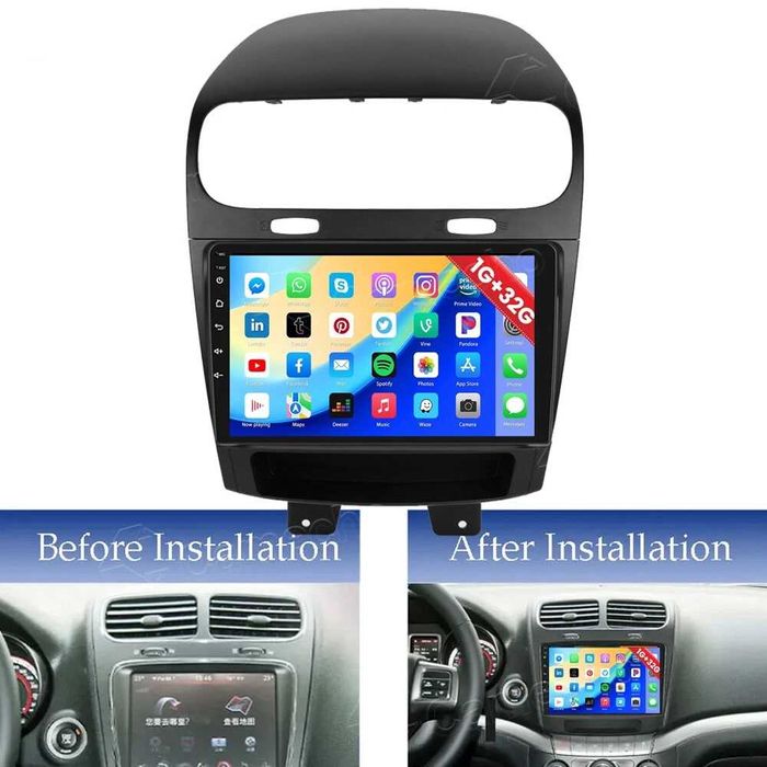 Мултимедия за Dodge Journey Fiat Freemont навигация Android 2DIN плеър