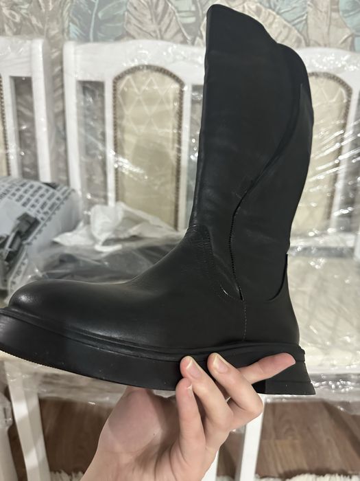 кожанные сапоги